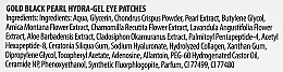 Hydrogel-Augenpatches mit goldenen und schwarzen Perlen - Clavier Bright Look Gold Black Pearl Hydrogel Eye Patch — Bild N3