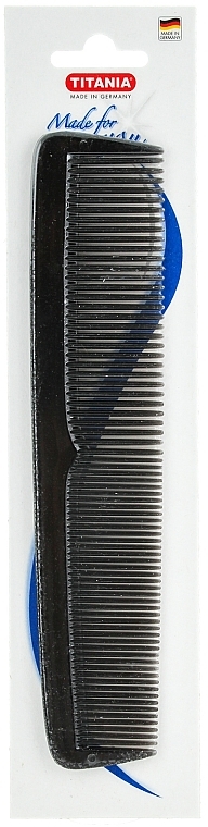 Plastikkamm 19,5 cm schwarz - Titania — Bild N1