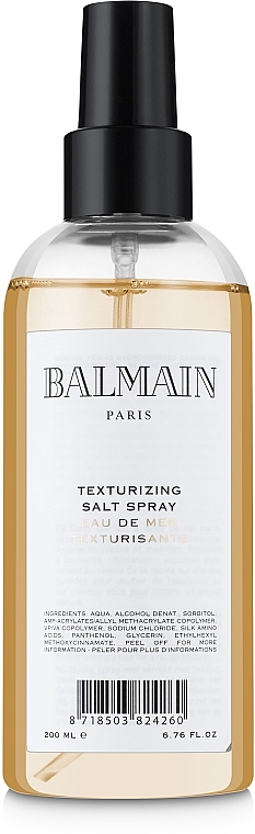 Texturierendes Salz-Haarspray - Balmain Paris Hair Couture Texturizing Salt Spray — Bild N2