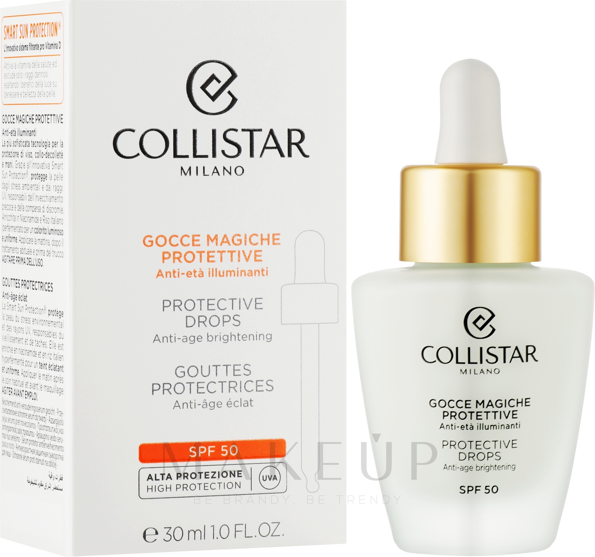 Schützendes Gesichtsserum - Collistar Protective Drops SPF 50 — Bild 30 ml