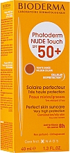 Sonnenschutzcreme für fettige und Mischhaut SPF 50 - Bioderma Photoderm Nude Touch SPF50+ — Bild N2