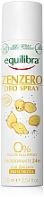 Düfte, Parfümerie und Kosmetik Deospray ohne Aluminium mit Ingwerextrakt - Equilibra Ginger Deo Spray