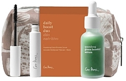 Düfte, Parfümerie und Kosmetik Set - Ere Perez Daily Boost Duo (ser/30ml + mascara/10ml + pouch)