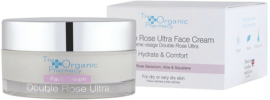 Creme für trockene Haut - The Organic Pharmacy Double Rose Ultra Face Cream — Bild N1