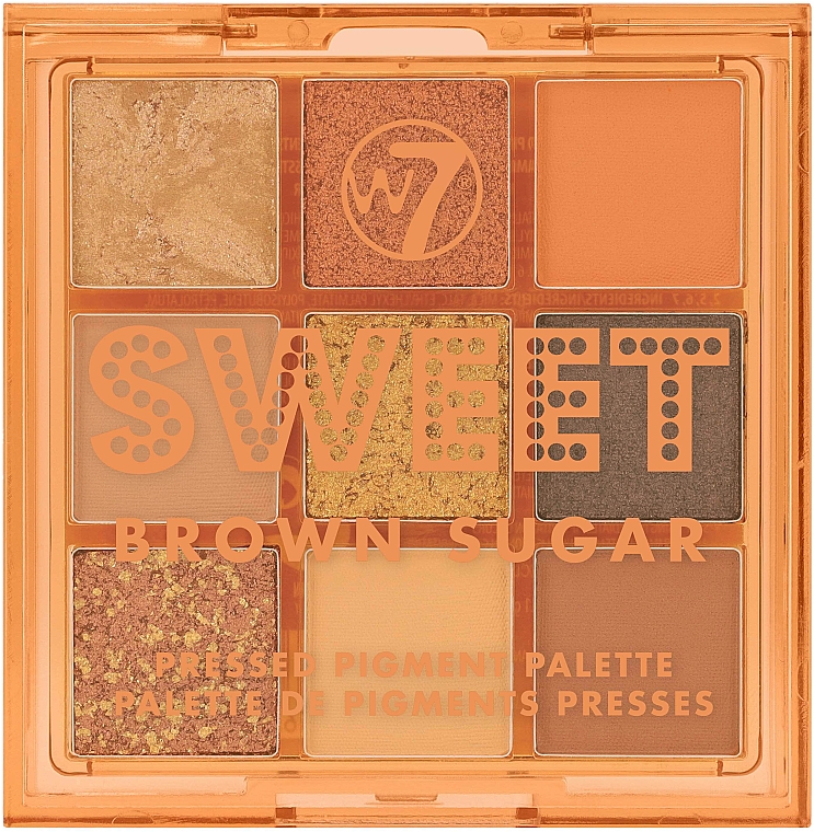 Lidschatten-Palette - W7 Sweet Pressed Pigment Palette — Bild N1