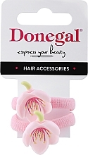 Düfte, Parfümerie und Kosmetik Haargummis FA-5659 pinke Blumen - Donegal
