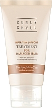 Düfte, Parfümerie und Kosmetik Reparierende Maske für geschädigtes Haar - Curly Shyll Nutrition Support Treatment (Mini) 