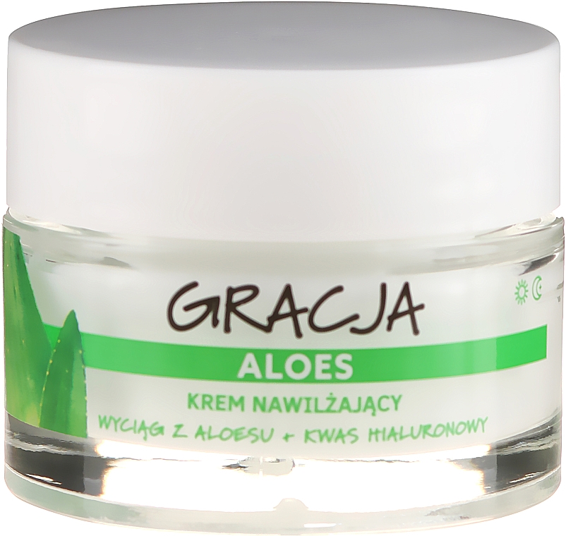 Anti-Falten-Feuchtigkeitscreme mit Aloe und Hyaluronsäure - Miraculum Gracja Aloe Moisturizing Face Cream — Bild N2