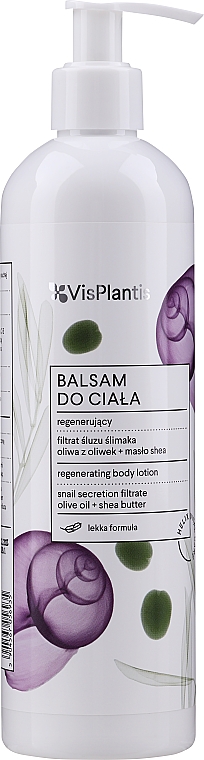 Verjüngende Körperlotion mit Olivenöl und Schneckenextrakt - Vis Plantis Helix Vital Care Rejuvenating Body Lotion — Bild N1