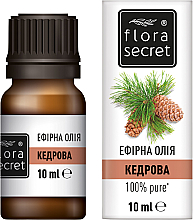 Düfte, Parfümerie und Kosmetik Ätherisches Zedernöl - Flora Secret