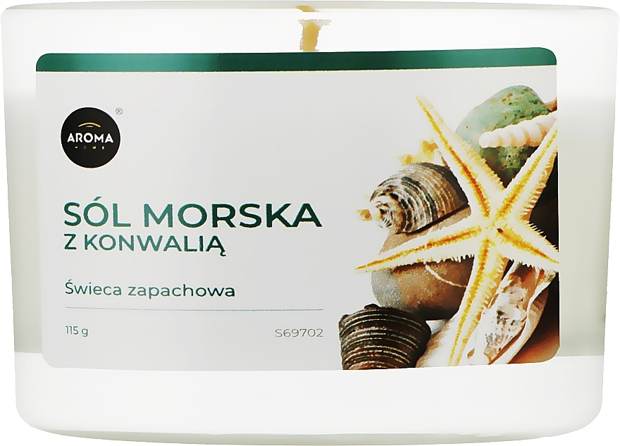 Aroma Home Basic Sea Salt With Lily Of The Valley - Duftkerze — Bild N1