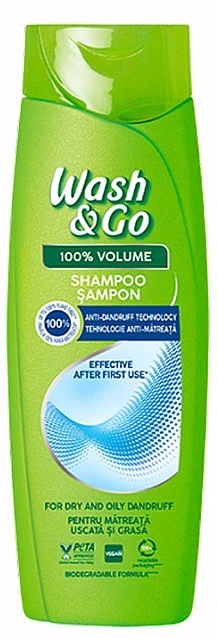 Shampoo gegen Schuppen - Wash&Go 100% Volume — Bild N1