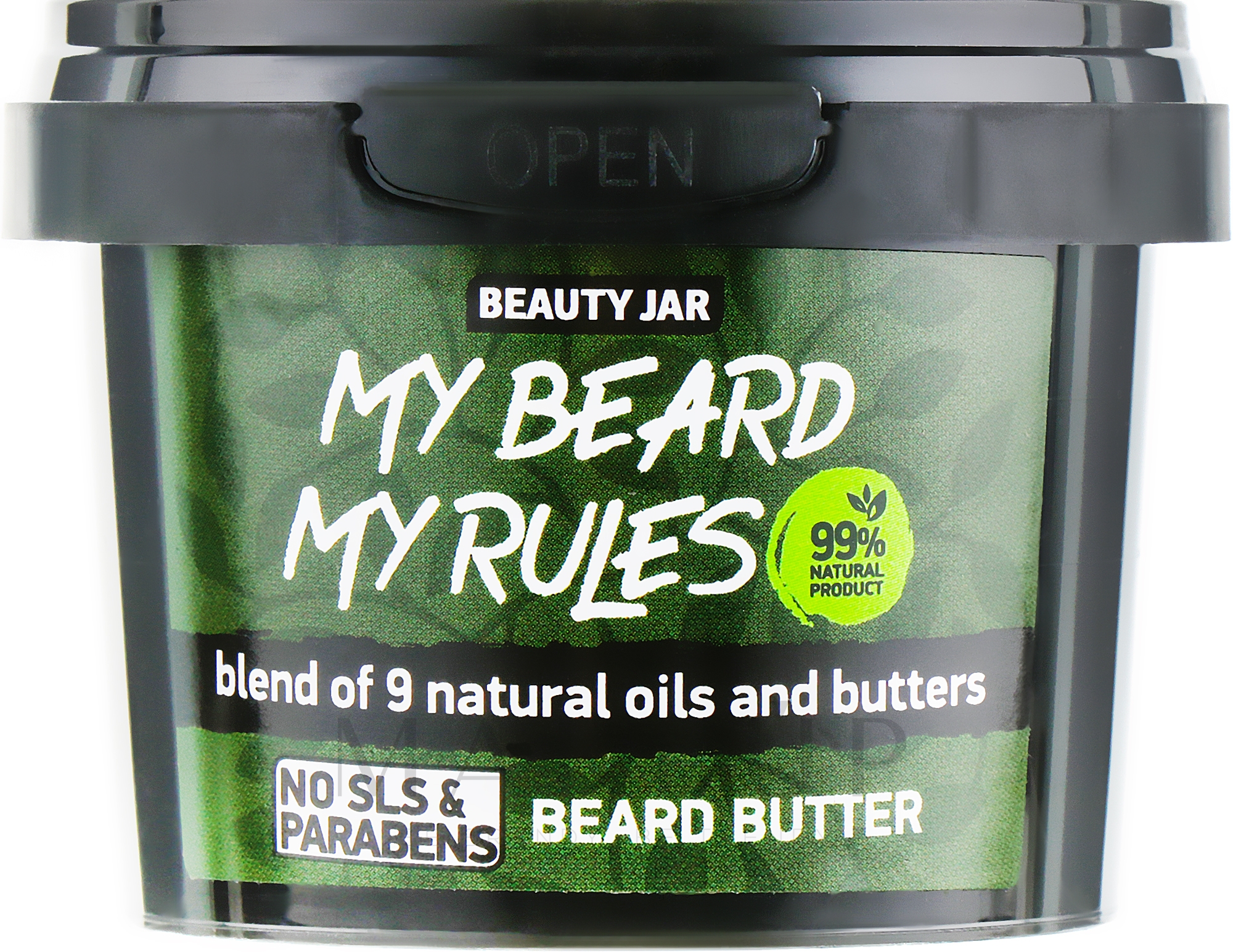 Bartbutter mit 9 natürlichen Ölen - Beauty Jar My Beard My Rules Beard Butter — Foto 90 g