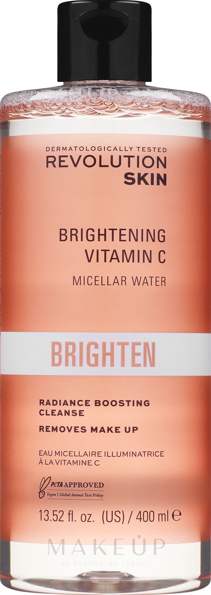 Mizellares Gesichtswasser mit Vitamin C - Revolution Skincare Vitamin C Brightening Micellar Water — Bild 400 ml