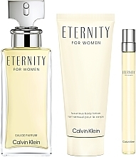 Düfte, Parfümerie und Kosmetik Calvin Klein Eternity For Woman  - Duftset (Eau de Parfum 100ml + Eau de Parfum 10ml + Körperlotion 100ml) 