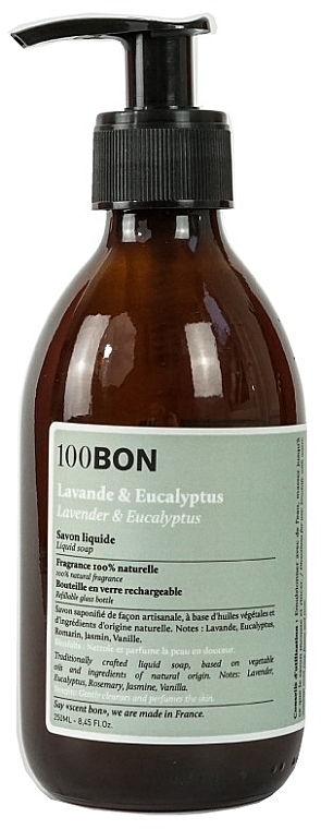 Flüssigseife - 100BON Lavande & Eucalyptus Liquid Soap — Bild N1