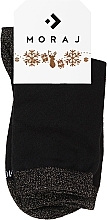 Düfte, Parfümerie und Kosmetik Damensocken mit Weihnachts-Hirsch-Muster, CSLS250-018, schwarz - Moraj