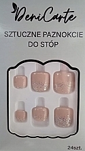 Fußnägelspitzen, 24 Stück - Deni Carte Nails 7295 — Bild N1