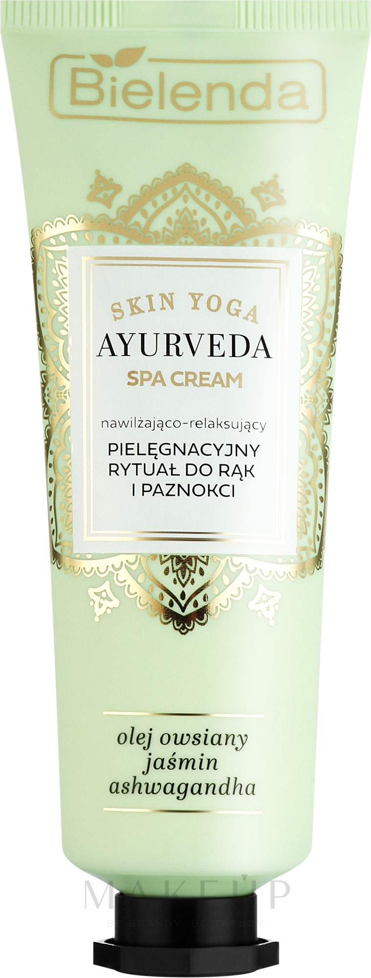 Feuchtigkeitsspendende und entspannende Handcreme - Bielenda Ayurveda Skin Yoga Hand Cream — Bild 50 ml