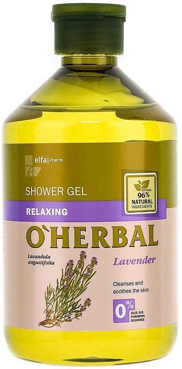 Beruhigendes Duschgel mit Lavendelextrakt - O'Herbal Relaxing Shower Gel