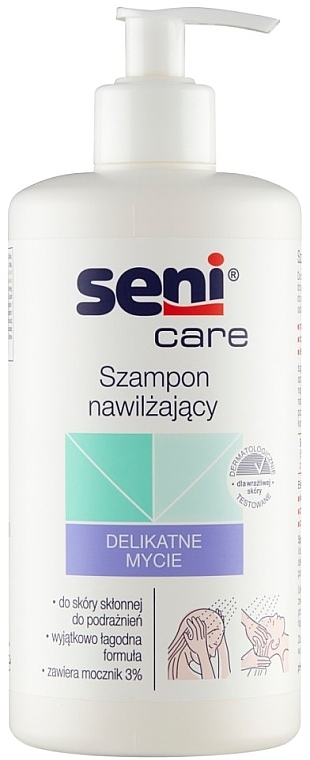 Feuchtigkeitsspendendes Shampoo - Seni Care 3% Urea Moisturizing Shampoo  — Bild N1