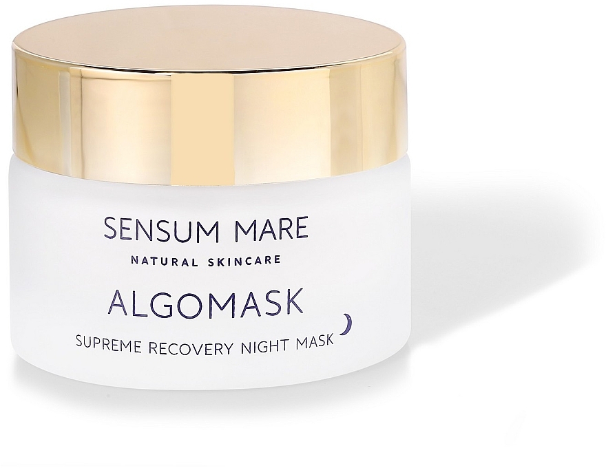 Hydrostabilisierende und regenerierende Anti-Falten Gesichtscreme-Maske für die Nacht - Sensum Mare Algomask — Bild N1