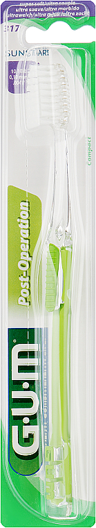 Postoperative Zahnbürste extra weich hellgrün - G.U.M Post Surgical Toothbrush — Bild N1