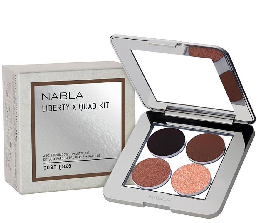 Lidschatten-Palette - Nabla Liberty X Quad Kit Eyeshadow Palette  — Bild N1