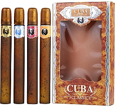 Düfte, Parfümerie und Kosmetik Cuba Gift Set - Duftset (Eau de Toilette 4x35ml)