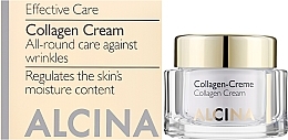 Düfte, Parfümerie und Kosmetik Anti-Aging Gesichtscreme mit Kollagen - Alcina E Collagen Creme