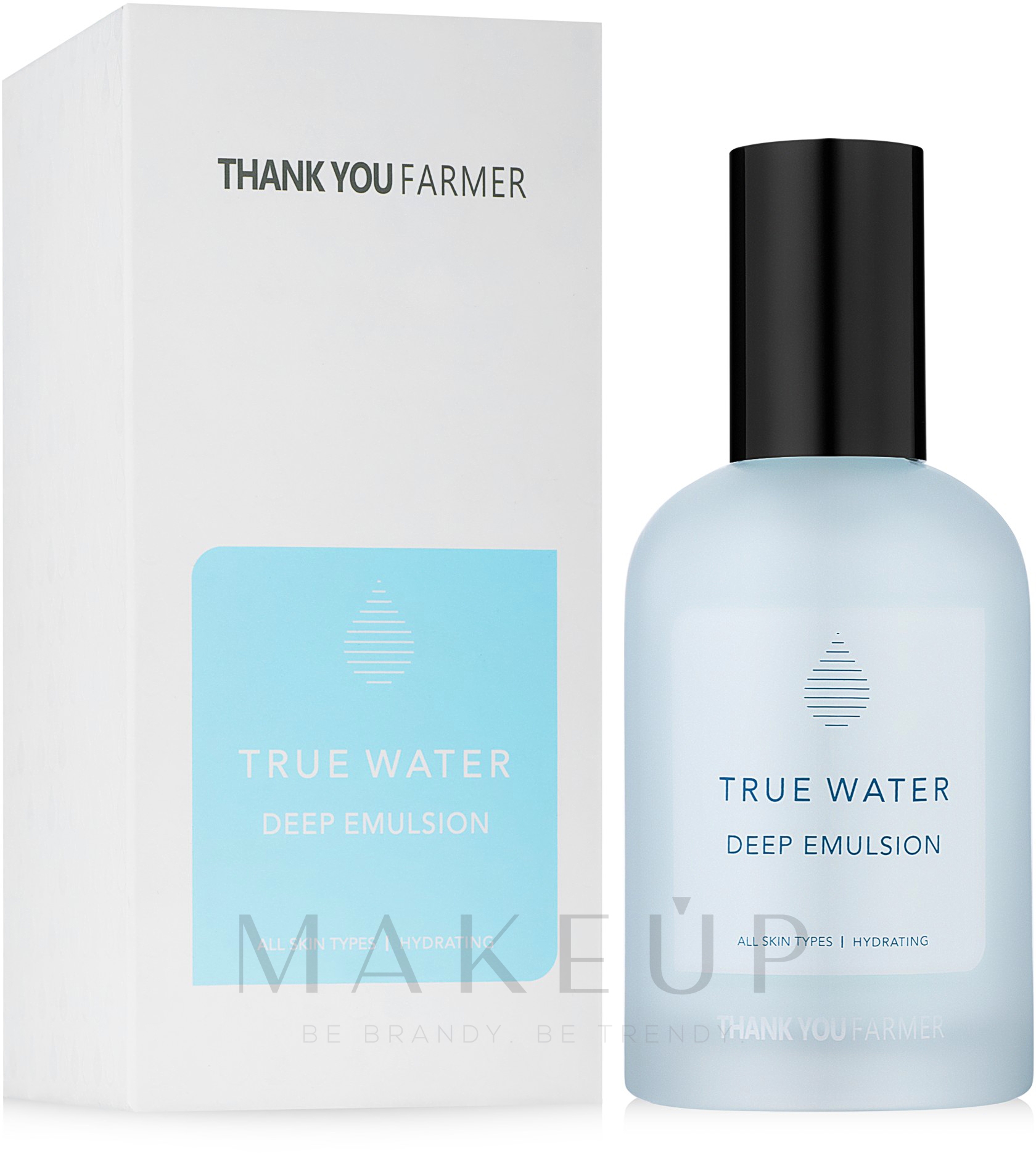 Tief feuchtigkeitsspendende Gesichtsemulsion für alle Hauttypen - Thank You Farmer True Water Deep Emulsion — Bild 130 ml