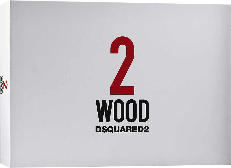 DSQUARED2 2 Wood - Duftset (Eau de Toilette 100ml + Duschgel 100ml + Kartenetui 1 St.) — Bild N1