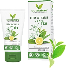Regenerierende Detox-Tagescreme mit grünem Tee für gestresste Haut - Cosnature Detox Day Cream Organic Green Tea — Bild N1