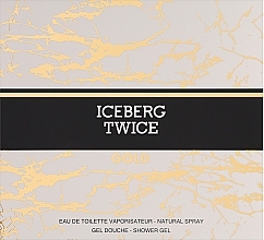 Iceberg Twice Gold - Duftset (Eau de Toilette /125 ml + Duschgel /100 ml)  — Bild N1