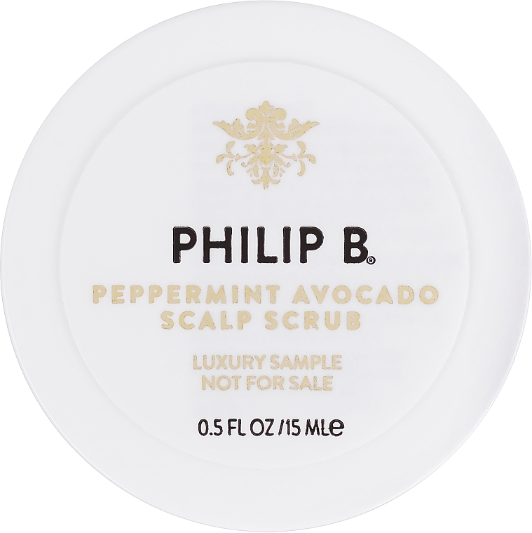 GESCHENK! Kopfhautpeeling mit Minze und Avocado - Philip B Peppermint Avocado Scalp Scrub  — Bild N1