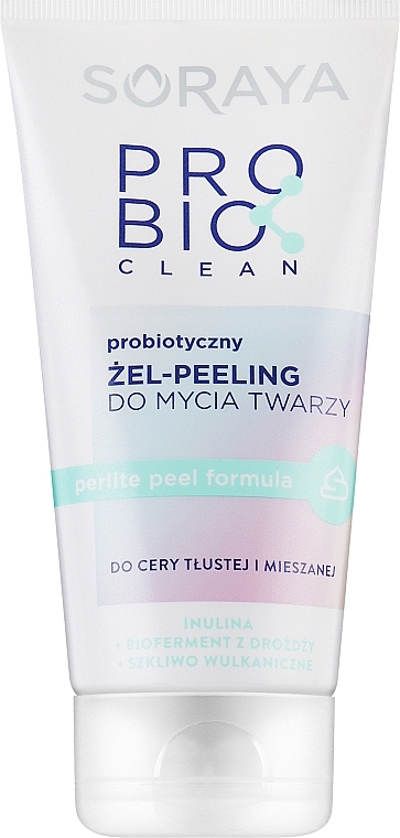 Probiotisches Reinigungs-Gel-Peeling für fettige und Mischhaut - Soraya Probio Clean Gel-Peeling — Bild N1