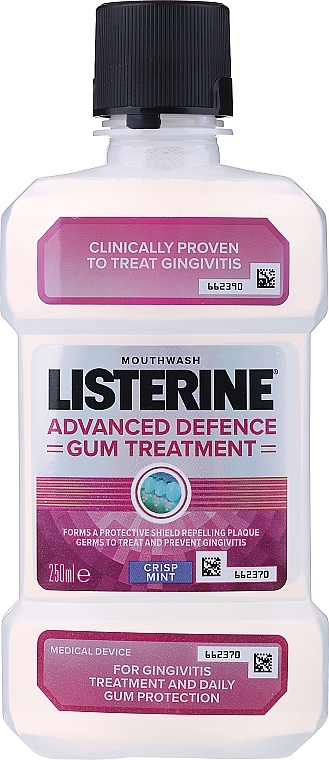 Mundspülung mit Minze gegen Zahnfleischentzündungen - Listerine Professional Gum Treatment Mouthwash — Bild N1
