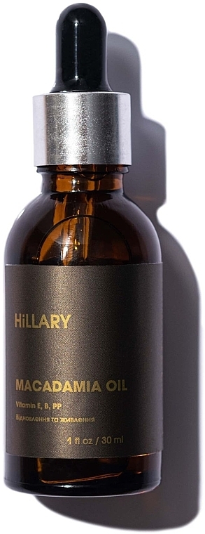 Kaltgepresstes organisches unraffiniertes Macadamiaöl - Hillary Organic Cold-Pressed Macadamia Oil — Bild N1