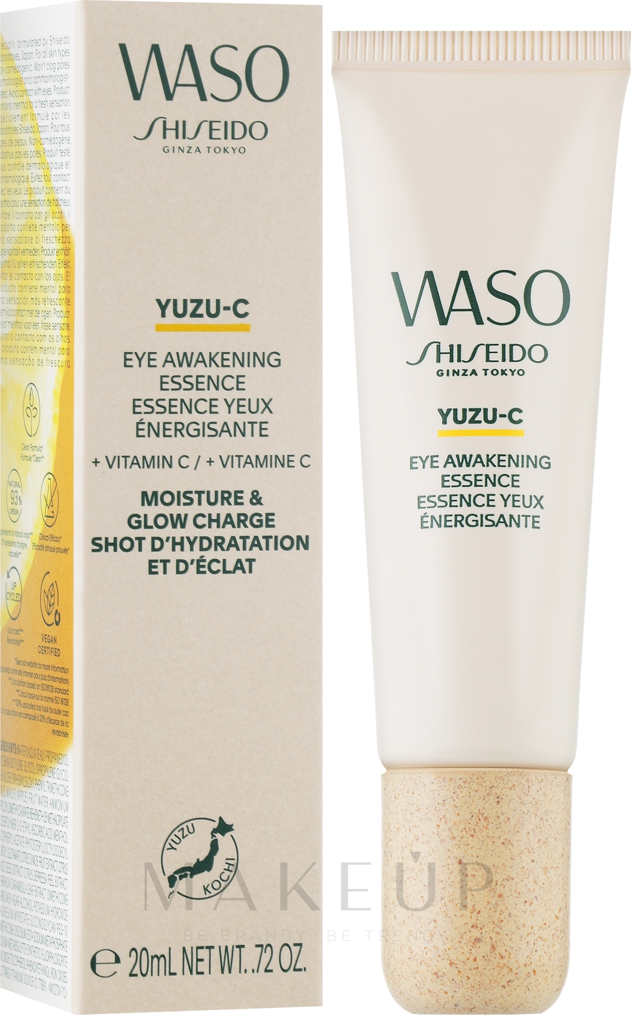 Essenz für die Augenpartie - Shiseido Waso Yuzu-C Eye Awakening Essence — Bild 20 ml