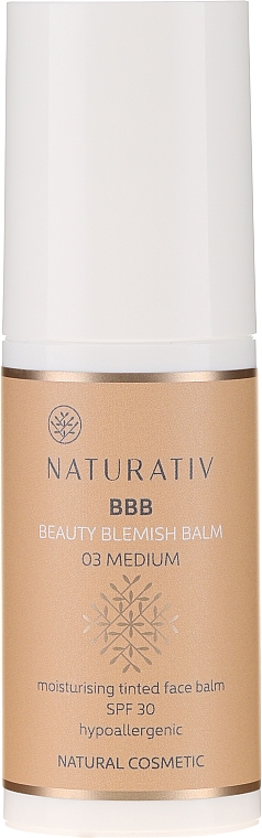 Feuchtigkeitsspendender BB Balsam LSF 30 - Naturativ Beauty Blemish Balm — Bild N3