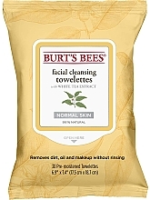 Düfte, Parfümerie und Kosmetik Reinigungstücher für normale Haut 30 St. - Burt's Bees White Tea Facial Cleansing Towelettes