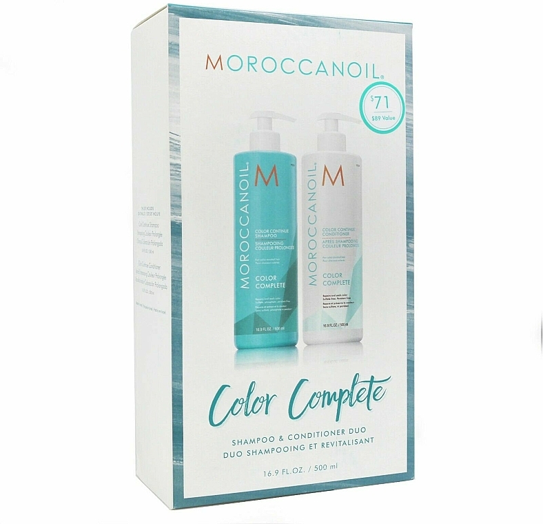 Haarpflegeset - Moroccanoil Color Complete (Shampoo 250ml + Haarspülung 250ml) — Bild N1