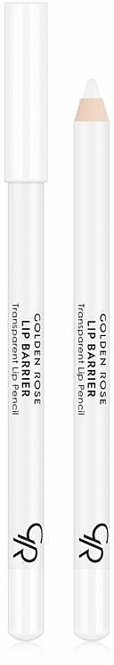 Transparenter Lippenkonturenstift mit Vitamin E - Golden Rose Lip Barrier Transparent Lip Pencil