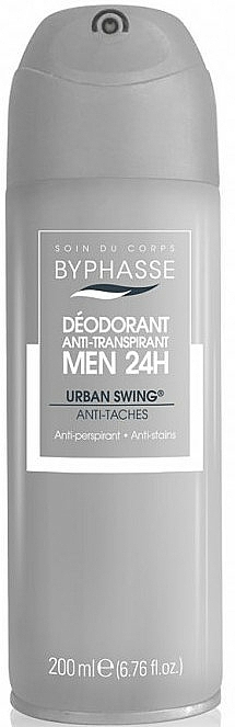 Deospray Antitranspirant - Byphasse Men 24h Anti-Perspirant Deodorant Urban Swing Spray — Bild N1