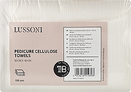 Düfte, Parfümerie und Kosmetik Einweg-Pediküretücher - Lussoni Pedicure Cellulose Towels