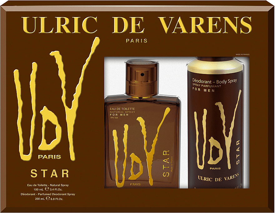 Ulric De Varens Star - Duftset (Eau de Toilette 100ml + Deospray 200ml) — Bild N1