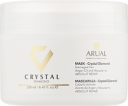 Maske für strapaziertes Haar mit Arganöl und Macadamia - Arual Crystal Diamond Mask — Bild N2