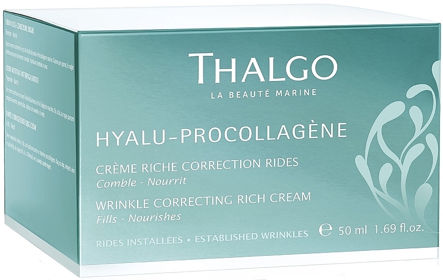 Reichhaltige korrigierende und nährende Anti-Falten Gesichtscreme - Thalgo Hyalu-Procollagene Wrinkle Correcting Rich Cream — Bild N2