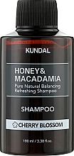 Düfte, Parfümerie und Kosmetik Erfrischendes Shampoo mit Kirschblüten - Kundal Honey & Macadamia Cherry Blossom Shampoo