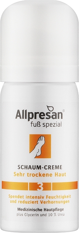 Schaum-Creme für sehr trockene bis schuppige Fußhaut mit 10% Urea und Aloe Vera - Allpresan Foot Special Schaum-Creme — Bild N1